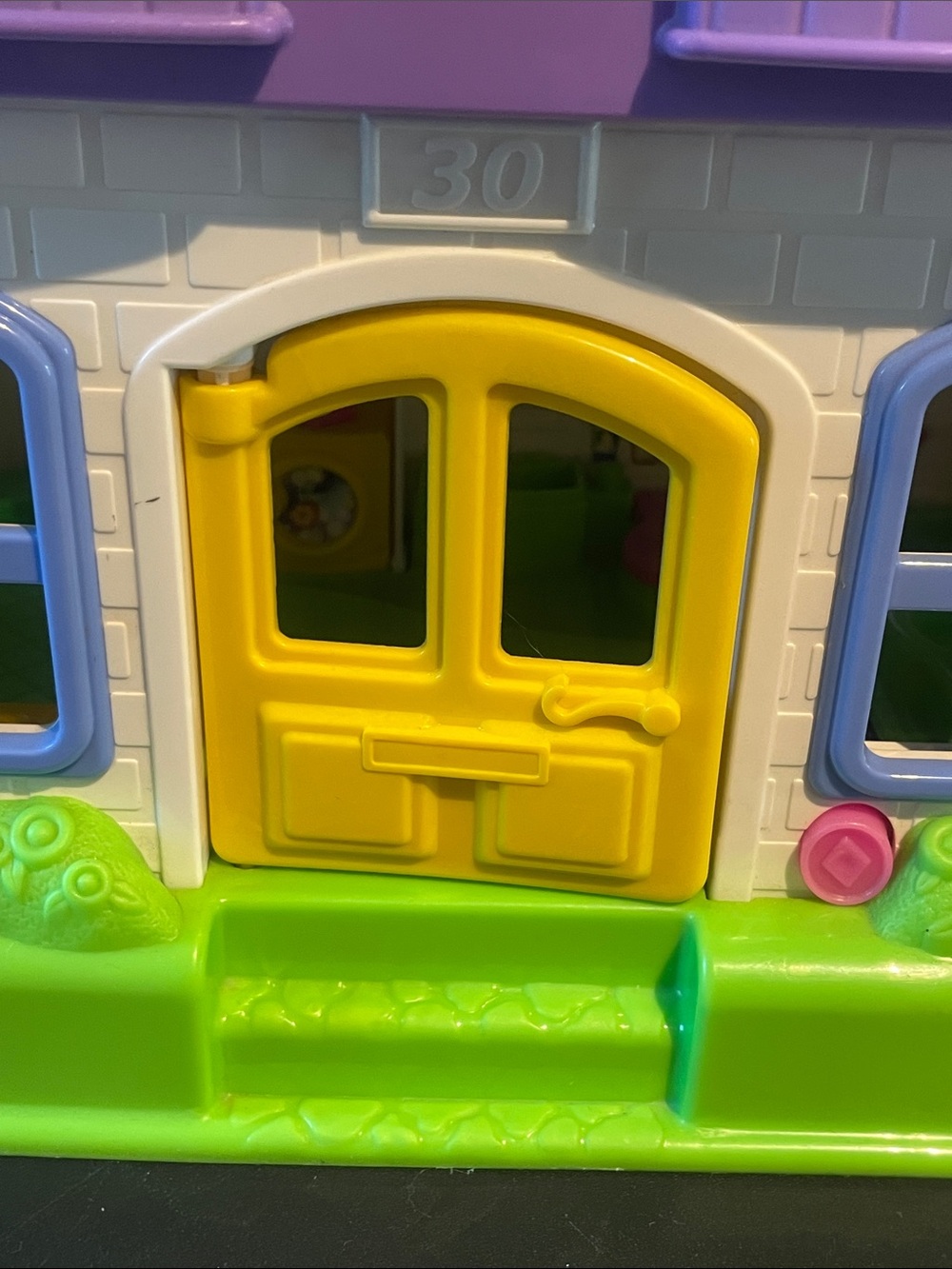 2008 Fisher Price House "Little People Happy Sounds Home" Purple-Tested WORKED - Picture 5 of 14